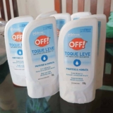 OFF! Toque Leve, Repelente de Insetos com Icaridina, Protege por até 6h, Gel 200g