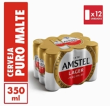 Pack Amstel Cerveja Lager – 12 latas de 350ml