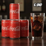 Pack de Coca-Cola lata 220ml 6 unidades