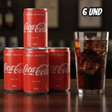 Pack de Coca-Cola lata 220ml 6 unidades