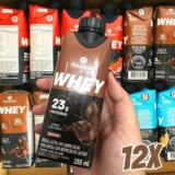 Pack de Whey Zero Lactose Cacau 23g Piracanjuba 250ml – 12 Unidades