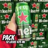 Pack Heineken Cerveja Pilsen – 12 Latas de 473ml