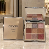 Paleta de Sombras Glam Metals Eudora com 9 Cores de Brilho Metálico E Mate