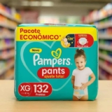Pampers Ajuste Total Fralda XG 132 unidades