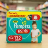 Pampers Ajuste Total Fralda XG 132 unidades