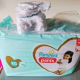 Pampers Pants Premium Care Fralda Fácil de Vestir XG 96 Unidades