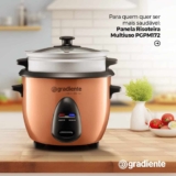 Panela De Arroz Risoteira A Vapor Gradiente Pgpm172 Multiuso Função Cozinhar E Aquecer 127v