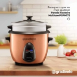 Panela De Arroz Risoteira A Vapor Gradiente Pgpm172 Multiuso Função Cozinhar E Aquecer 127v