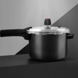 Panela De Pressão 4,5l Panelux Magnific Em Alumínio Grafite