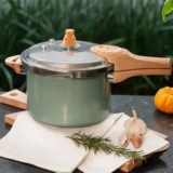 Panela De Pressão Brinox Indução Antiaderente Verde Botanika