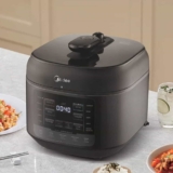 Panela De Pressão Elétrica 5l Nutripro Preta Midea Cor Preto