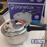 Panela De Pressão Panelux Alumínio Polido 3 Litros Cor Polida