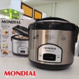 Panela Elétrica de Arroz, Mondial, Preto/Inox, 500W, 110V – PE-43-6X