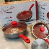 Panela Philco PPH240APR Redstone com Tampa de Vidro 2,7L