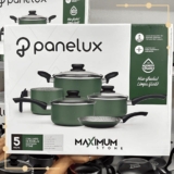 Panelux CONJUNTO PANELAS ALUM 5 PCS AA ST PRA/VERDE MAXIMUM 2