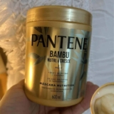 Pantene Máscara de Nutrição – Extrato de Bambu com Óleo de Rícino e Cafeína, Tratamento Capilar Reparador, Nutrição desde a Raiz até as Pontas, Cabelos mais fortes, Sem Sulfatos ou Óleos Minerais, 600ml