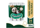 Papel Higiênico Folha Dupla Bracell Familiar 24 Rolos 30m