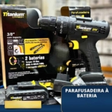 Parafusadeira A Bateria Carbon 21v Com Acessorios 35 Peças