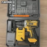 Parafusadeira Furadeira Impacto Profissional 48v 2 Baterias