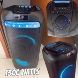 Party Speaker Philips bluetooth com luzes de led, fm, usb, cartão de memória, auxiliar, função TWS que conecta outra TAX4209, entradas para microfone e guitarra TAX4209/78