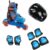Patins Infantil 4 Rodas Ajustável com Kit de Proteção 32-35 – brink+