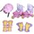Patins Infantil Tri-line Com Kit Proteção Tamanho 28-31 Disney Princesas – brink+