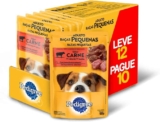 PEDIGREE Ração Úmida Pedigree Sachê Carne Ao Molho Para Cães Adultos De Raças Pequenas – Leve 12 Pague 10