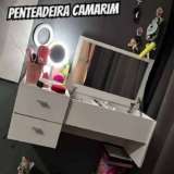 Penteadeira Camarim Suspensa 2 Gavetas Mila Siena Bc