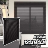 Persiana Para Quarto, Cozinha E Sala Branca 120x130cm Atlas