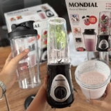 Personal Blender, Mondial, Preto/Prata, 300W, 110V – DG-01
