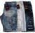 Kit 3 Bermuda Jeans Rasgada Masculina Original