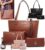 Kit 3 Bolsas Tipo Sacola Grande + Carteira Feminina Willibags