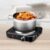 Elgin, Fogão Elétrico Portátil Cooktop de Mesa, 1 Boca, 5 opções de temperatura, 1000W, Preto, 110V