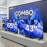 Combo Samsung Vision AI TV 65″ QLED 4K QEF1 2025 + Samsung Vision AI TV 43″ QLED 4K QEF1 2025