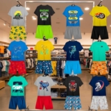 Kit 10 Peças De Roupa Infantil Menino 5camisas+ 5shorts