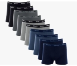 Kit Com 10 Cuecas Boxer Algodão Cotton Masculina Adulto Mash
