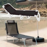 Mor – Cadeira Espreguiçadeira em Alumínio Preta