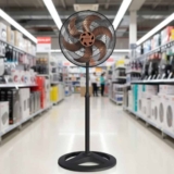 Ventisol Ventilador de Coluna Oscilante, Turbo 6 Pás Premium, Bronze, 40cm, 220V