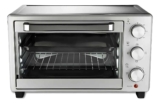 Forno Elétrico Inox Family Grill 23 Litros 3 Opções De Aquecimento Botão Seletor Até 250°c Forno Fryer 1400 W Desligamento Automático Bandeja de Migalhas e Grelhas Removíveis – Hamilton Beach