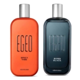 Combo Egeo Desodorante Colônia: Spicy Vibe 90ml Egeo Bomb Black 90ml