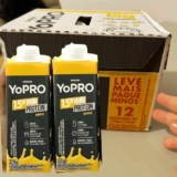 YoPRO Bebida Láctea UHT Banana 15g de proteínas 250ml – 12 unidades