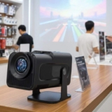 Mini Projetor Android11 Smart Hy320 4k Portátil Tv Celular Cor Preto