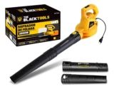 Soprador De Folhas E Resíduos Elétrico 2000w Para Jardim Bsf2000 The Black Tools 220V