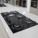 Cooktop 5 Bocas Mesa De Vidro Atlas Agile Up Bivolt
