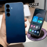 Celular Samsung Galaxy S25 FE 5G, 256GB, 8GB, Câmera Tripla – Azul Marinho