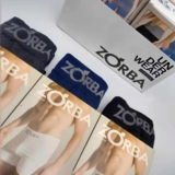 Kit 4 Cueca Boxer Algodão Sem Costura Zorba Adulto Masculina