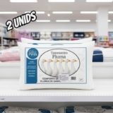 Kit 2 Travesseiros Pena De Ganso 70x50cm Toque Plumas Branco