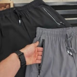 Short Masculino Bermuda Praia 2 Bolsos Zíper Secagem Rápida