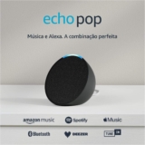 Echo Pop (Geração mais recente) Smart speaker compacto com som envolvente e Alexa