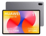 Tablet HUAWEI MatePad SE 11 6+128GB Tela HUAWEI FullView de 11″ para Conforto Visual Superbateria de 7700 mAh 225W Câmera Traseira 8 MPCâmera Frontal 5 MP Cinza Nebula